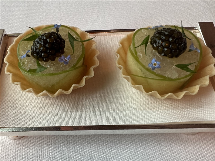crab canape